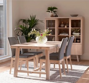 Tavolo da pranzo in rovere laccato opaco 170 x 95 cm Brooklyn - Rowico