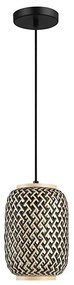 Rabalux 72091 - Lampadario ADALLA 1xE27/40W/230V in rattan su cavo