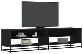 Mobile Porta Tv Nero 180,5x40x46 Cm İn Truciolato /