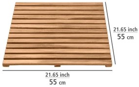 WENKO 25522100 - Zerbino ACACIA 55x55 cm marrone