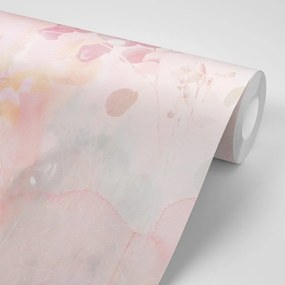 Carta da parati – Foglie con Tono Pastello