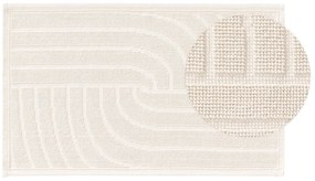 benuta Nest Tappeto da bagno Jojo Crema 50x80 cm - Tappeto design moderno soggiorno