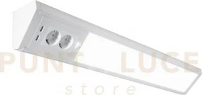 Barra sottopensile angolare led habilis bianco 15w 1750lm 4000k 2 p...