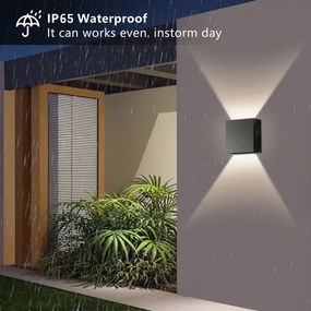 Brilagi - LED Applique da esterno DOUBLERAY LED/4W/230V nero IP65