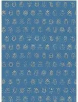 Eijffinger Carta da parati Lady Bug - Blau/ Gold