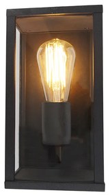 Lampada da parete intelligente nera 26 cm IP44 incl. Wifi ST64 - Charlois