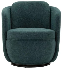 Poltrona Girevole Torino Ottanio 70X72X75 Alta 44,5 cm