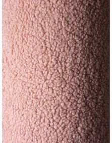 Pouf a sacco per bambini rosa con rivestimento in bouclé Bear – Wigiwama