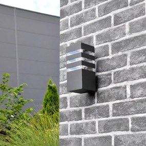 Lampada da parete esterna TEKSAS 1xE27/12W/230V IP44 antracite