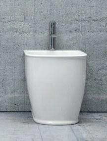 New line DB3 bidet da pavimento in porcellana bianco