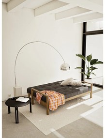 Tavolino rotondo nero in legno di pino ø 60 cm Sticks - Karup Design