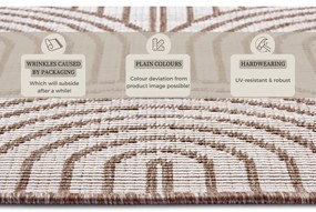 Tappeto marrone per esterni 240x330 cm Pangli Linen - Hanse Home