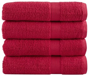 Asciugamani Da Bagno Solund 2 Pz Verdi 100x150 Cm 600 G/m² /