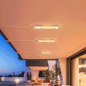 Aigostar - Tubo LED con pannello solare LED/3,2V 3000K/4000K/6500K IP65 + +TC