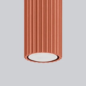 Sollux SL.1627 - Faretto KARBON 1xGU10/10W/230V 30 cm rosso