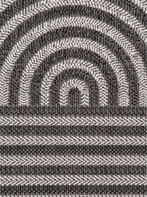 Tappeto da interno/esterno nero/color crema 160x230 cm Haringey Woodfield – Ted Baker