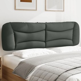 Cuscino Testiera Grigio Scuro 180 Cm İn Tessuto /