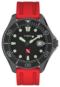 Orologio Uomo Timex DEEP WATER TIBURON AUTOMATIC Nero (Ø 44 mm)