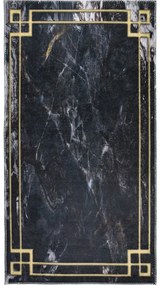 Tappeto lavabile grigio scuro 200x80 cm - Vitaus