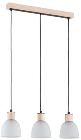 Lampadario a sospensione con filo NATUR 3xE27/60W/230V