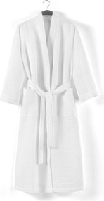 Accappatoio in cotone bianco taglia L Mia Waffle - Foutastic