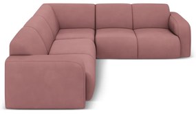 Divano angolare rosa (angolo variabile/ad L) Molino - Micadoni Home