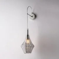 Applique Moderna Zeus Grigio Fum 1 Luce E14