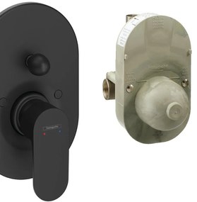 Rubinetto per doccia monocomando Stamis nero opaco HANSGROHE