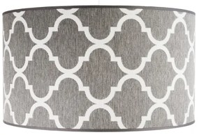 Duolla - Lampadario a sospensione con filo MAROKO 1xE27/40W/230V diametro 45 cm grigio/bianco