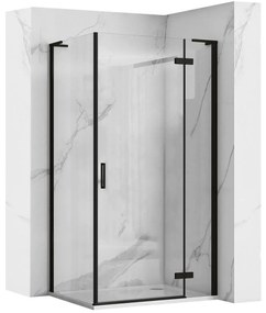 Cabina doccia REA Hugo Black 90x80