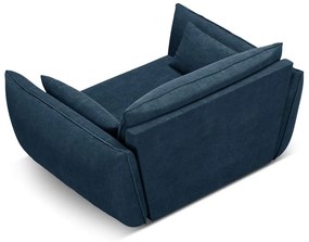 Poltrona blu scuro Vanda - Mazzini Sofas