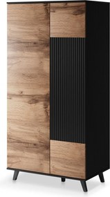 Armadio Random S-1 in rovere wotan/nero