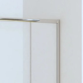 Kamalu - Box doccia 70x90 altezza 170cm vetro anticalcare trasparente | CHIARA EDGE-Q