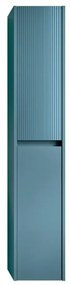 Colonna per mobile bagno Niwa 2 ante P 27 x L 30 x H 160 cm laccato opaco blu pacifico