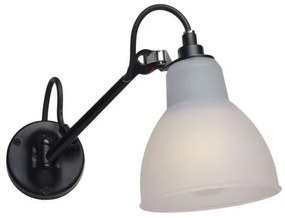 104 Bagno Applique da Parete Nero/Policarbonato - Lampe Gras