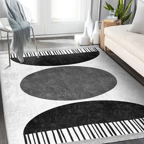Tappeto bianco-nero 160x230 cm - Mila Home