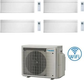 Climatizzatore GARANZIA ITALIA Daikin Stylish Bianco WiFi Quadri Split Inverter 7000 + 7000 + 9000 + 12000 BTU con U.E. 4MXM68A9 Classe A+++/A++