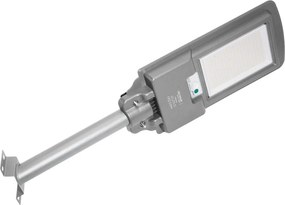 Armatura LED Solare 4000 lm Autonomia 12 ore con Telecomando e Braccio Colore Bianco Naturale 4.000K