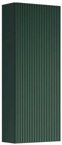 Pensile bagno Opera laccato opaco verde foresta, 1 anta apertura da sinistra P 17 x L 30 x H 80 cm