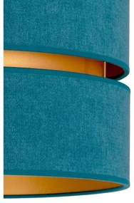 Duolla - Plafoniera DUO 1xE27/40W/230V diametro 40 cm turchese/oro
