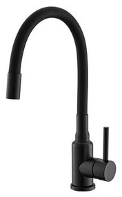 ALVEUS 1144433 - Rubinetto per lavello con braccio flessible MINTAS 34 cm opaco nero