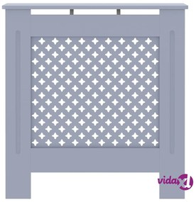 vidaXL Copertura per Radiatore Grigia in MDF 78 cm