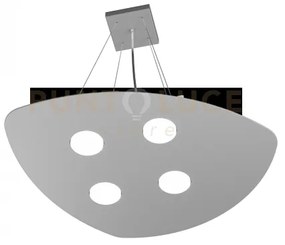 Shape sospensione 4 luci grigio 1143-s4-gr