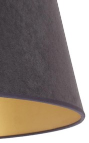 Duolla Paralume Cone altezza 25,5 cm, grafite/oro