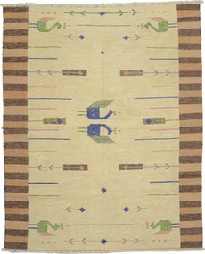 Kilim Tappeto orientale 170 x 210 Beige (Indian) Tessuto A Mano