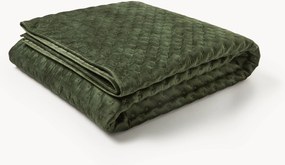 Copriletto trapuntato in velluto Riko