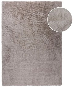 Tappeto in pelliccia sintetica marrone 180x290 cm Alpine Faux Fur - Flair Rugs