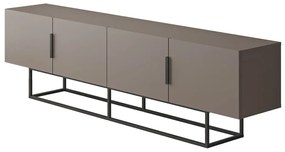 Tavolo TV grigio-beige 200x55 cm Titan - Marckeric