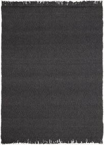 Tappeto in lana a pelo corto tessuto a mano Ivar