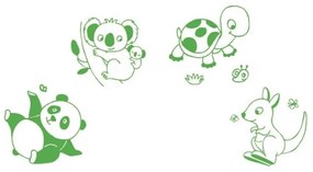 Timbri per bambini StampoBaby Baby - Animali esotici